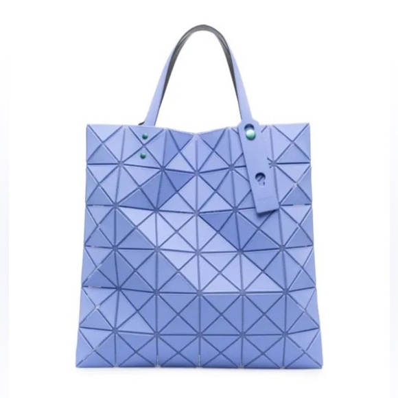 ๐ BaoBao Issey Miyake Blue Lucent Geometric Pattern Tote Bag - Picture 1 of 16